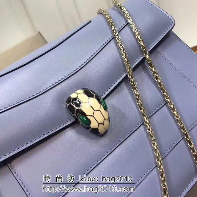 BVLGARI寶格麗 專櫃同步新款 Serpenti雙層琺瑯蛇頭包 鏈條單肩斜挎包 B35362 FYD1340